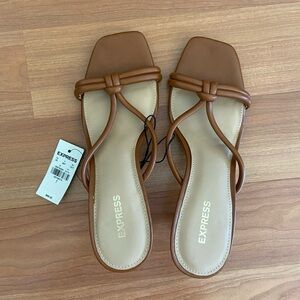 Express kitten heel sandals